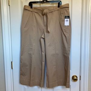 LRL- Tan Wide-Leg Pants